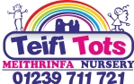 Nursery and child care logo design for Teifi Tots Teifi Tots Logo