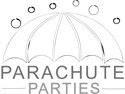 Parachute parties logo design step 2 Stage 2 logo design